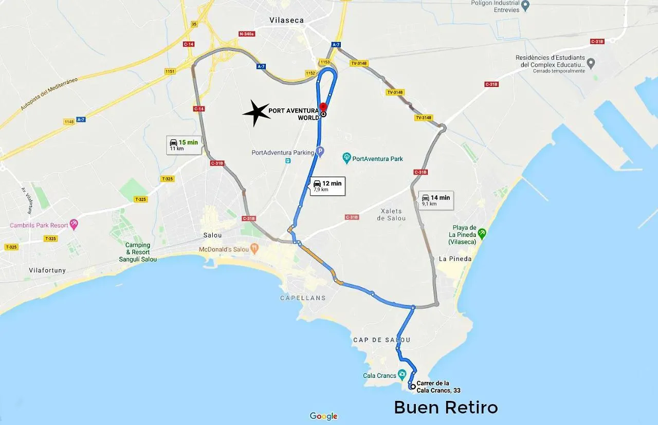 Apartmán Ole Ole Salou Španělsko